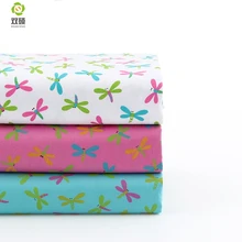 Shuanshuo стрекоза с принтом хлопчатобумажная Telas Tecido квилтинг Tissu ткань для вышивки метр лоскутное изготовление 40*50 см 45 шт./лот