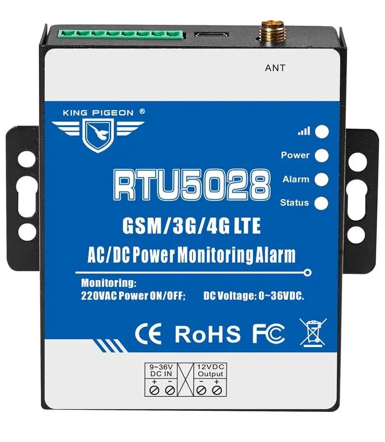 

GSM 3G 4G Network Supports Siren Sound RTU5028 Monitoring Power Failure/Recover Alarm