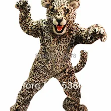 Прыгающий Леопардовый костюм талисмана Взрослый размер Дикая тема Карнавальная вечеринка, косплей Маскотте наряд костюм кунг-фу панды EMS отправка SW985