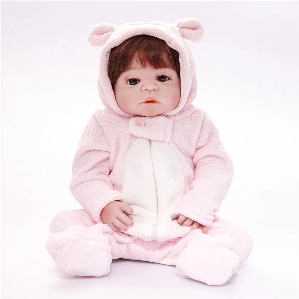 

Soft Body Silicone Lovely Reborn Doll Toy for Girls NewBorn Baby Birthday Gift To Child Bedtime Fashion Doll Christmas Gift