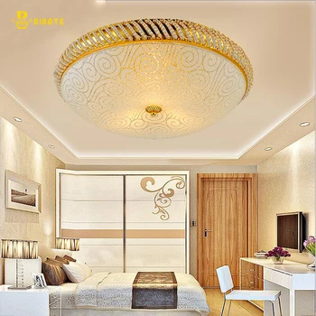 

modern ceiling light crystal lamp lustre cristal plafonnier led moderne bedroom study lampara techo plafonnier lustre lights