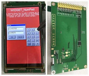 

3.5 inch TFT LCD Resistive Touch Screen (16:9) with Adapter Board 8Bit 8080 MCU Interface 240*400