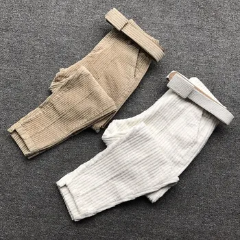 

Autumn Fashion Corduroy Pants Women Pantalon Femme Casual Harem Pants Belt Sweatpants High Quality Trousers Women Clothes C4961