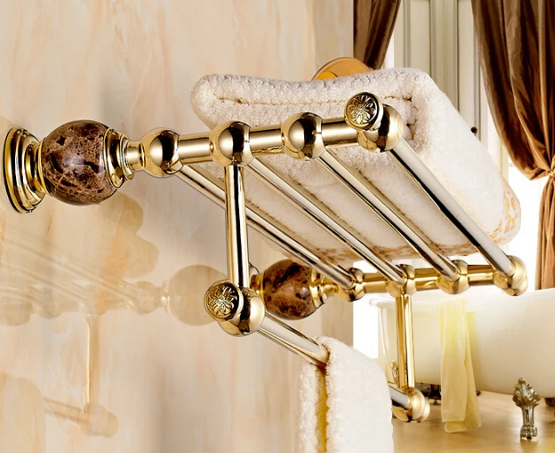 New Arrivals Wall Mounted  Towel Rack, Gold Towel Bar,European Style Towel Holder,Bathroom accessories