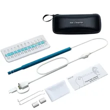 3-в-1 для чистки ушей эндоскоп 5,5 мм Визуальный Инструмент для чистки ушей USB палочка для ушей уши чистящий инструмент диагностики Ушная палочка с сумкой в комплекте