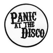 Panic! At The Disco в стиле рок, гот Панк вышитая музыкальная группа шить приклеивающиеся утюгом нашивки белый