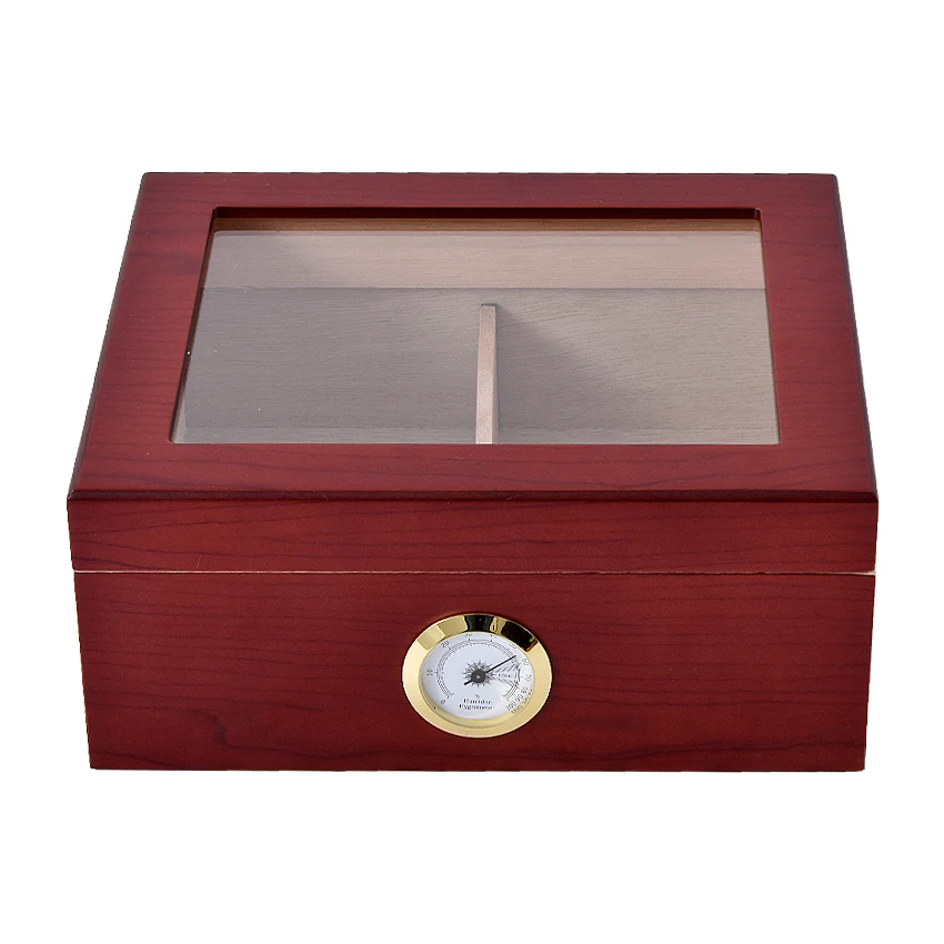 50 pcs Large Capacity Cigar Box high-quality Cedar Wood Humidor Constant Humidity Cigar Cabinet With Hygrometer and Humidifier