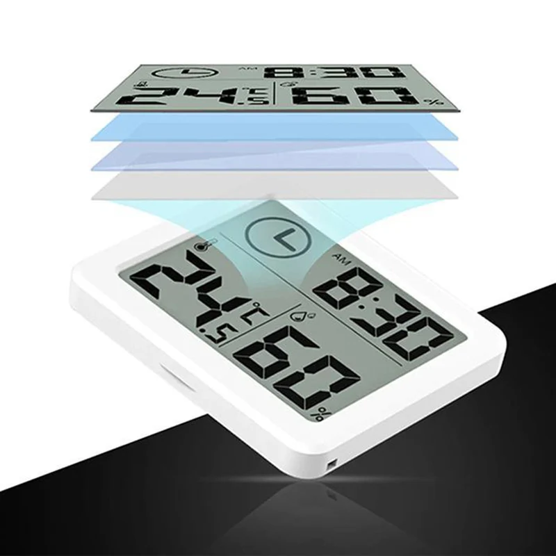 

Mini Digital Thermometer Hygrometer Temperature Humidity Measurement Multi-function Good quality Weather Station Termometr