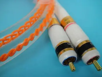 

80% Silver + 20% Copper Audio Oil-Inject Analog Amplifier CD Interconnect Cable