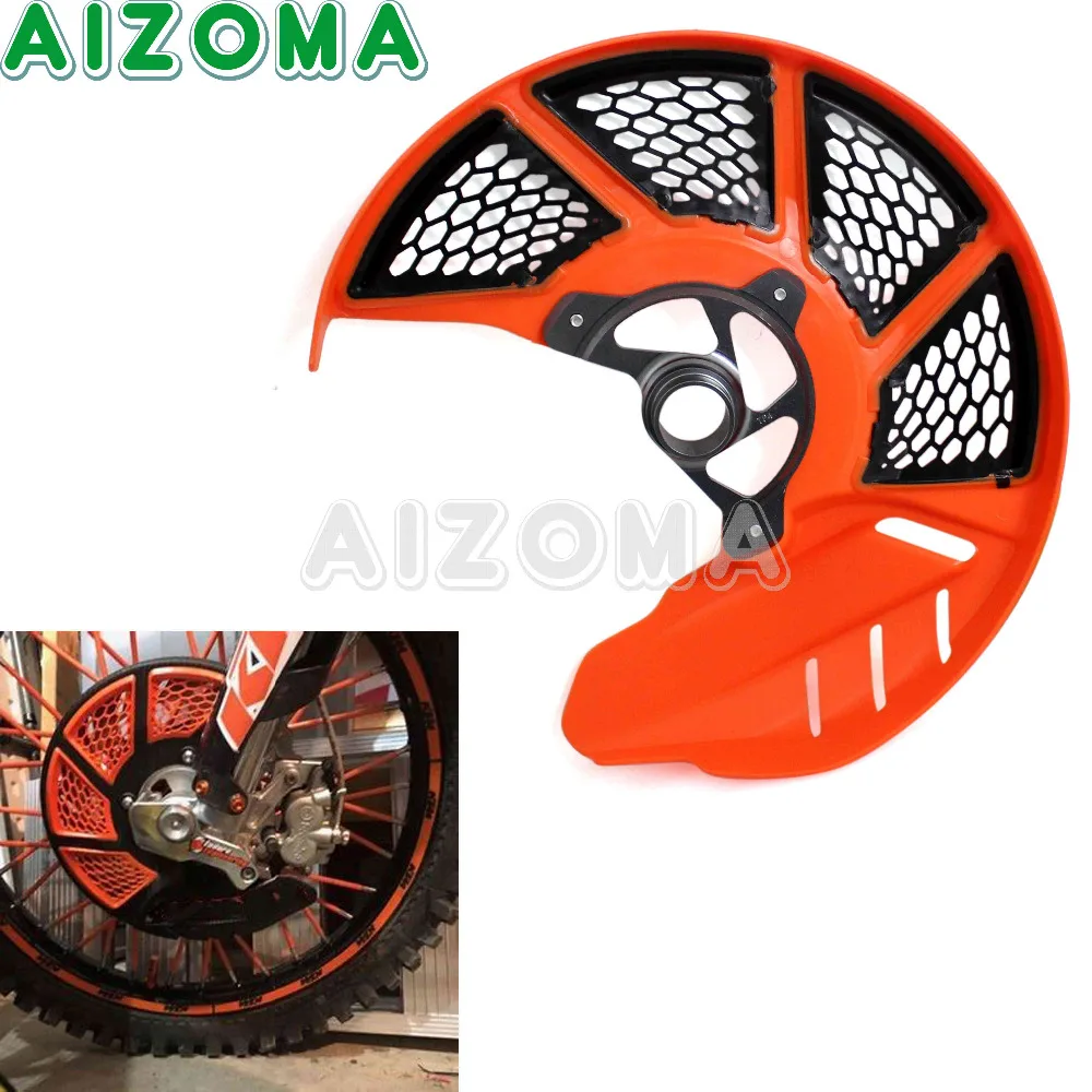 Motocross X Brake Front Disc Cover Guard Rotor Vented Protector For KTM
