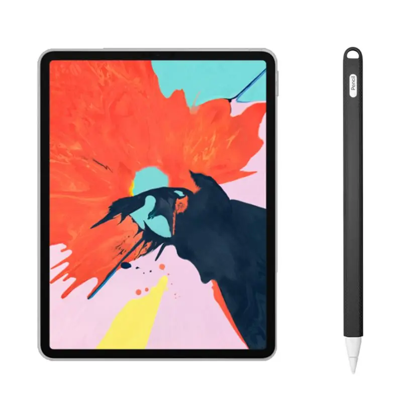 

Tablet touching Stylus Pen Protective Cover Case Pouch Soft Silicone Tips Cap Sleeve Anti-Slip for Apple Pencil 2