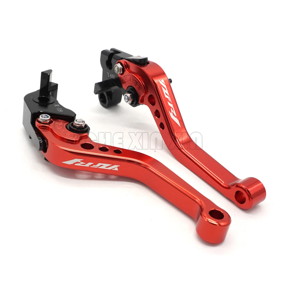 

Red For YAMAHA YZF-R1 YZFR1 2009 2010 2011 2012 2013 2014 CNC Motorcycle Adjustable Brake Clutch Levers with LOGO YZFR1