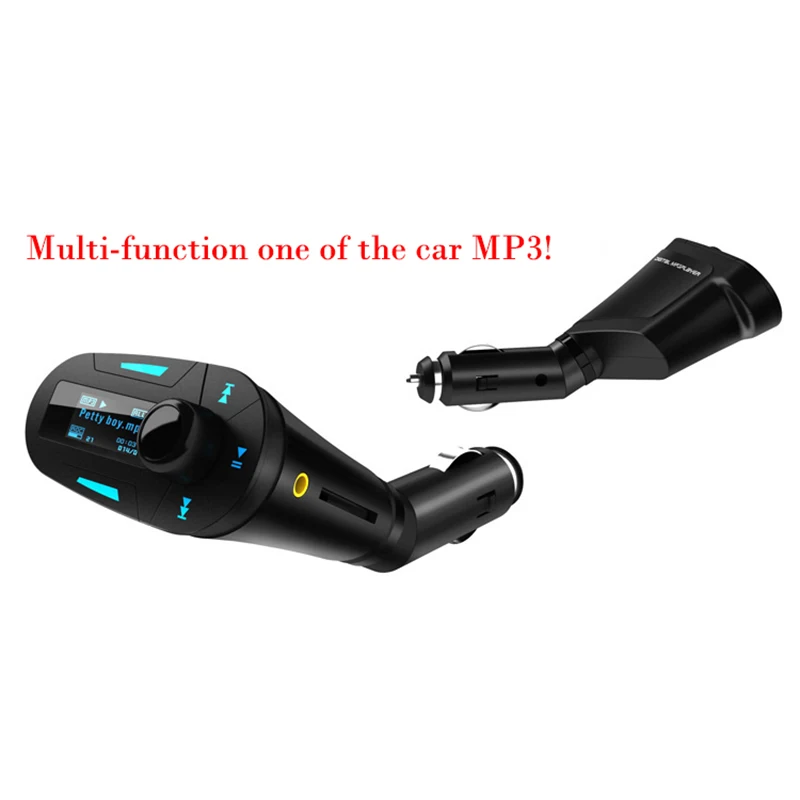 3 цвета автомобильный комплект MP3 музыкальный плеер беспроводной fm передатчик