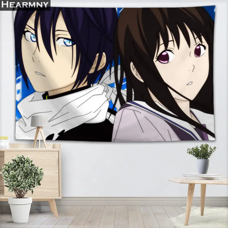 HEARMNY Noragami гобелен настенный Декор гобелен шоу кусок для украшения дома палатка для кемпинга путешествия спальный коврик