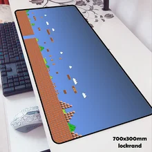 Mario Коврик для мыши locrkand коврик для мыши notbook компьютерный коврик для мыши 70x30 см игровой коврик для мыши геймер к клавиатуре коврики для мыши для ноутбука