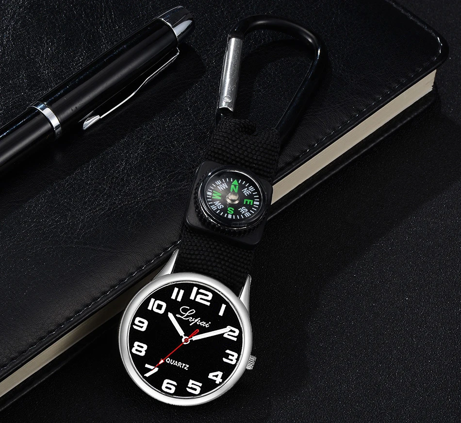 2018 новые спортивные часы компас мужчины часы кварцевые карманные брелок медсестры смотреть повесить застежка подарок Relogio Masculino