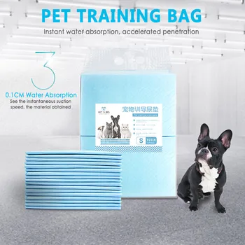 

Wholesale Brand 100PCS Absorbent Pet Diaper Dog Training Pee Urine Pads Healthy Clean Thickening Toilet Mat Cats Dairy Diaper