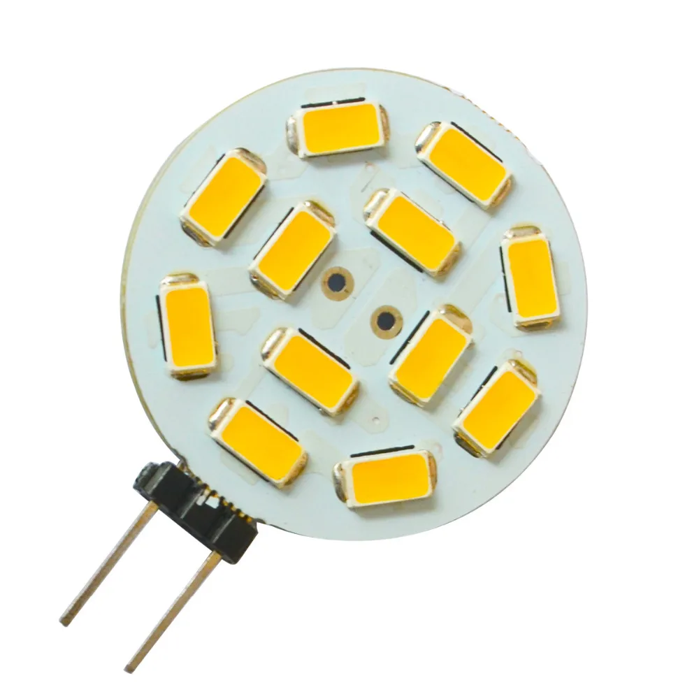 G4 свечи со светодиодными лампочками 12V 3W 12 * SMD5730 270LM теплый белый/холодный белый