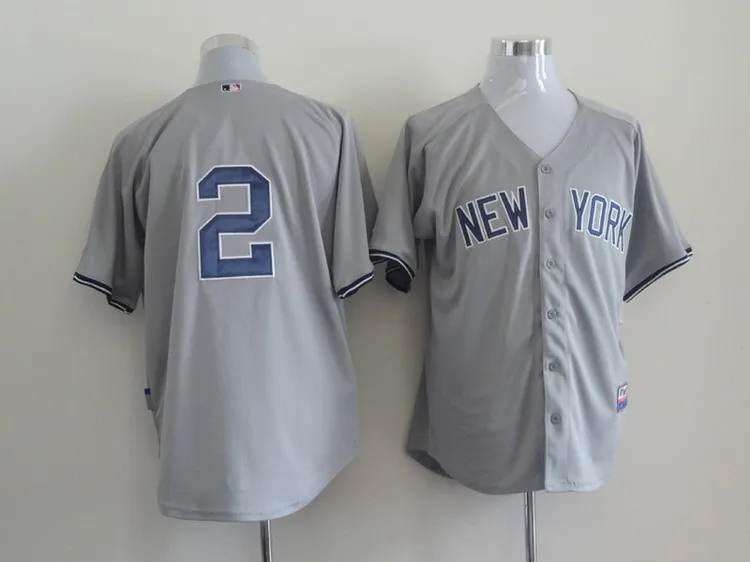 #2 Derek Jeter Jersey NY New York Jersey Baseball Jersey (2)