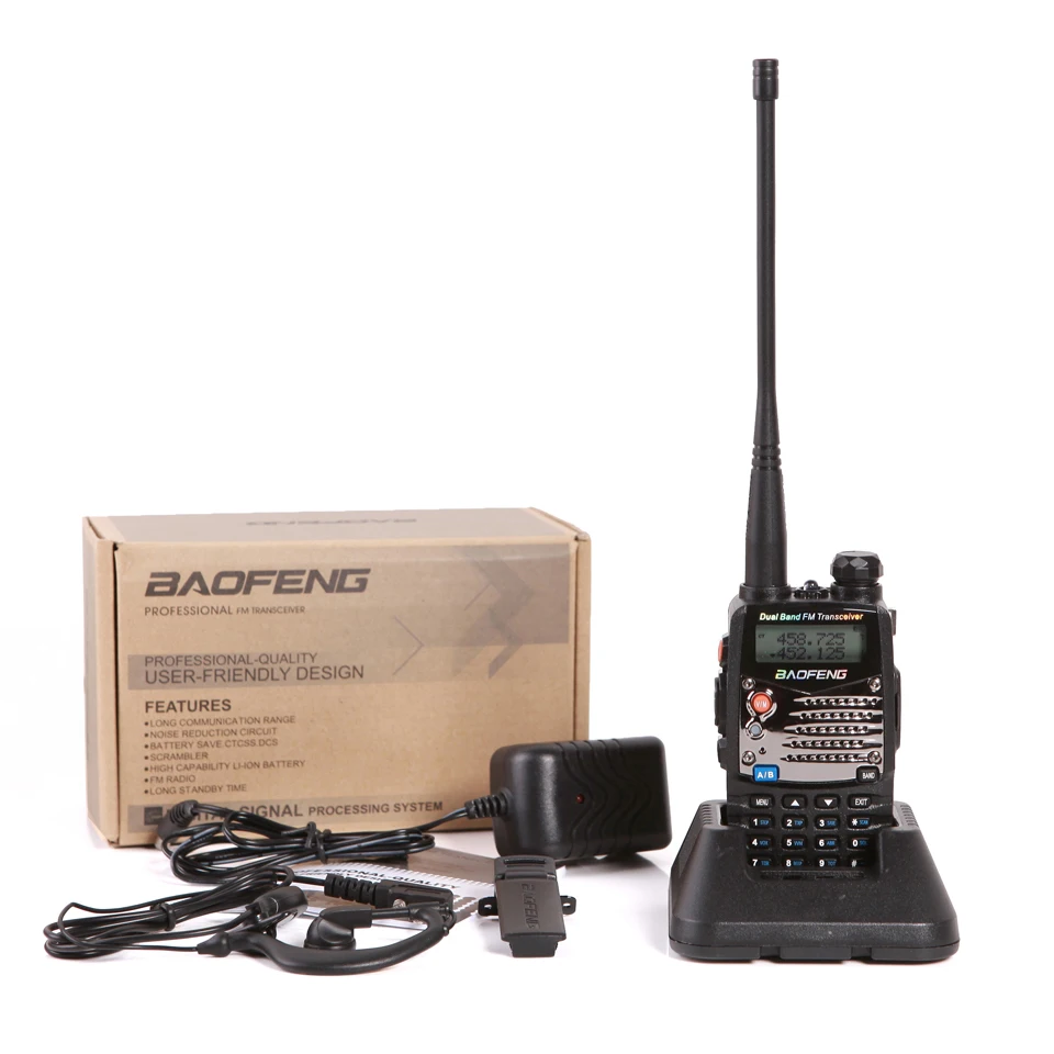 Портативная рация Baofeng UV5RA радиостанция двухсторонней связи Comunicador Amador VHF UHF
