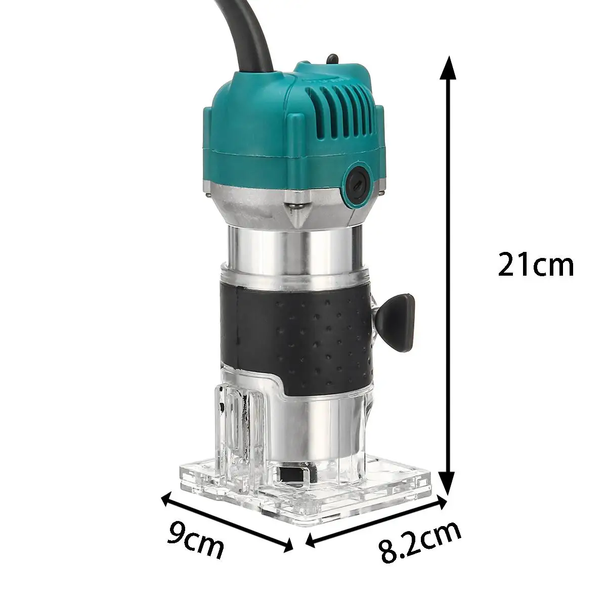 2200 W eléctrico mano Borde de laminado Trimmer de enrutador de madera 1/4 ''Collet máquina de tallado de carpintería de madera herramientas - 4