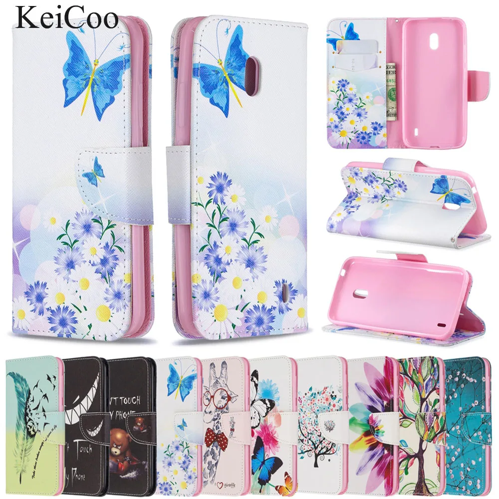

PU Leather Cases For Nokia 2.2 3.2 4.2 TPU Covers For Nokia 1 Plus 3.1 4.1 7.1 5.1 2.1Dual SIM 32GB Book Flip Cases Full Housing