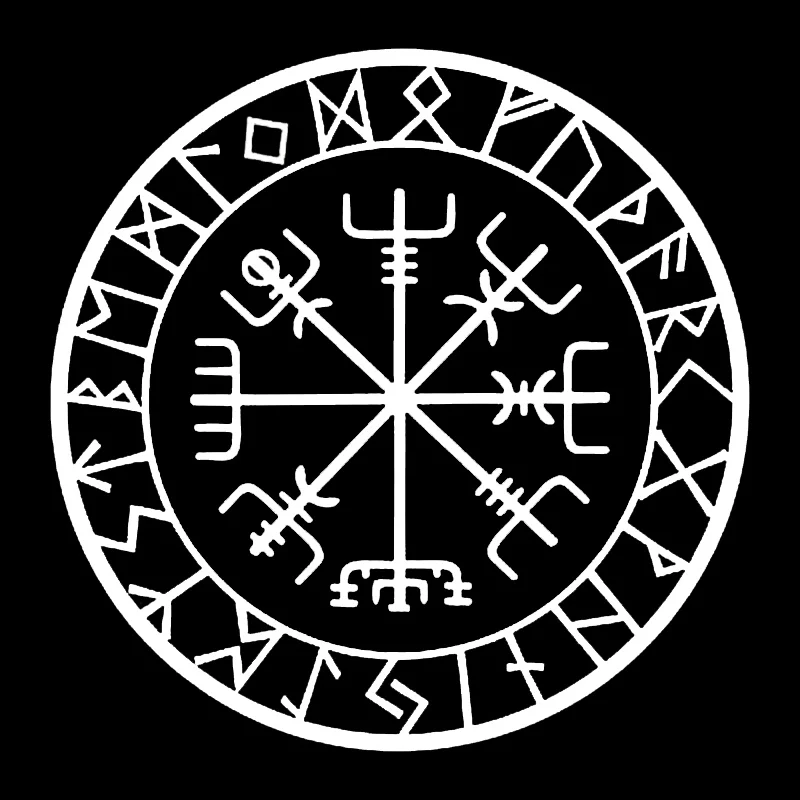 15cm-15cm-Originality-Compass-Rune-Vinyl-Car-styling-Decal-Motorcycle-Car-Sticker-S6-3521