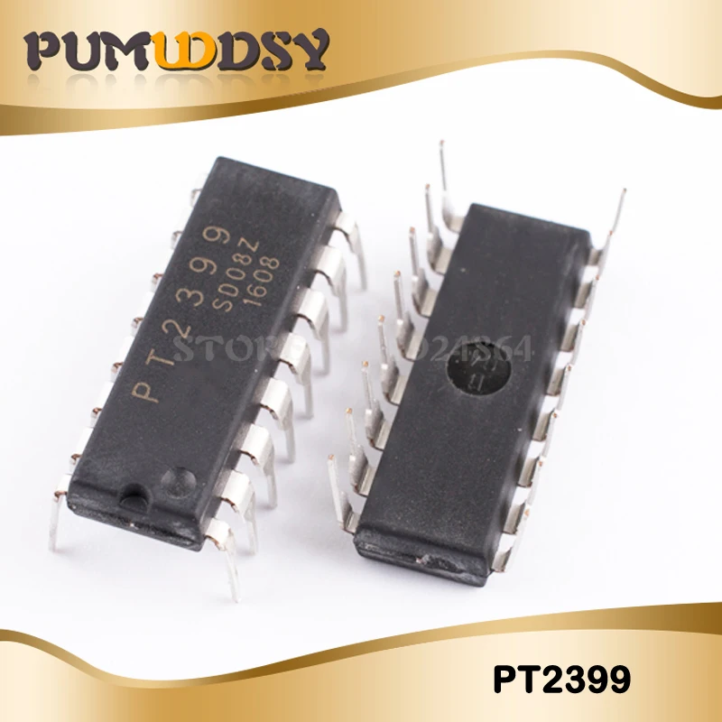 10pcs 0pcs Pt2399 2399 Echo Processor Ic Dip 16 Integrated Circuits Ics Other Integrated Circuits