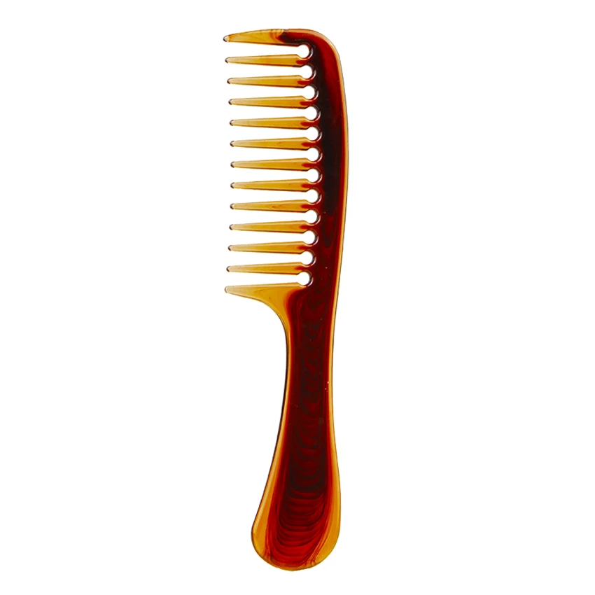 Luxury Personal Hair Care Comb In Amber Color Design, Hair Salon Comb