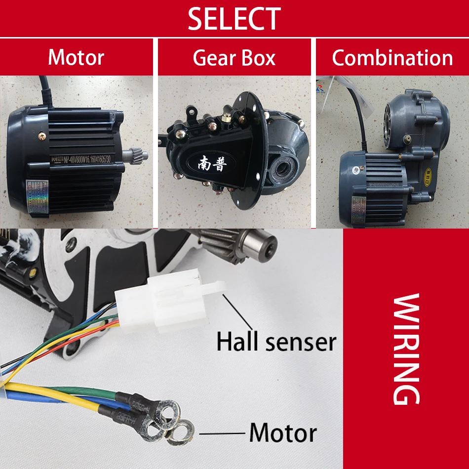 48В 60В 72В 500W 650W 800W 1000W 1200W бесколлекторный мотор Electrico ...