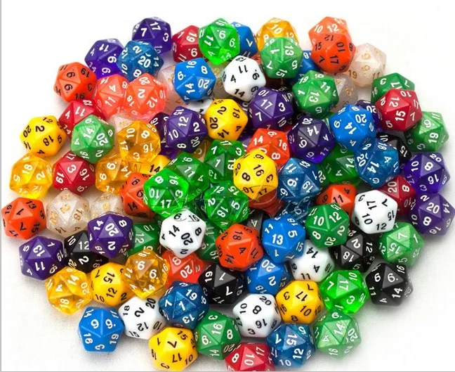 Дракон и подземелье, трпг кости, 20 Двусторонняя D20 Dice