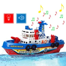 High Speed Children Marine Rescue font b Toy b font Boat Fire Boat Electric Boat Children