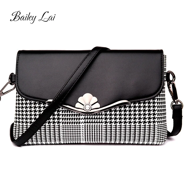 

BAILEY LAI Women's Fashion Trend PU Leather Simple Thread Small Flap Shoulder Sling Bags Crossbody Bags for Girls Messenger Bags