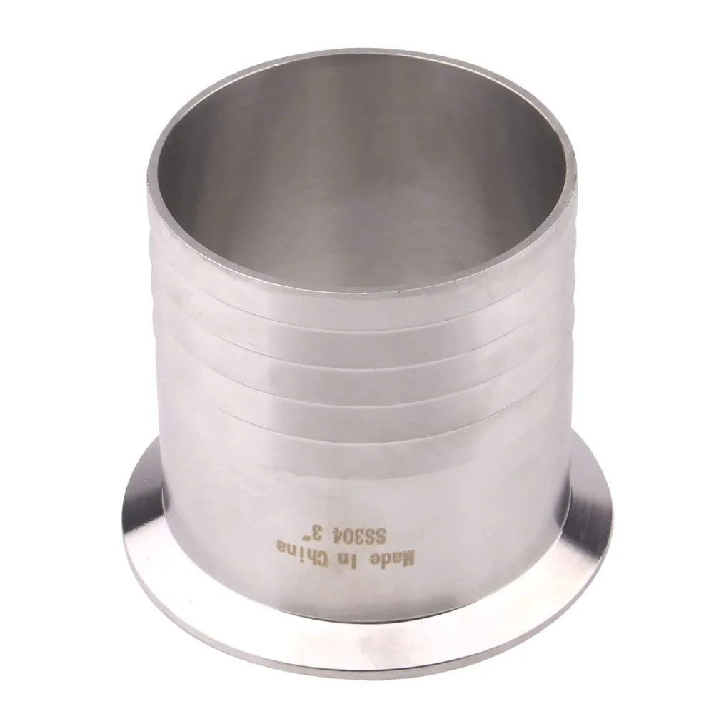 DERNORD 3 &quotсанитарный шланг Колючая труба фитинг до 3&quot Tri Clamp SUS304 наконечник O/D 77