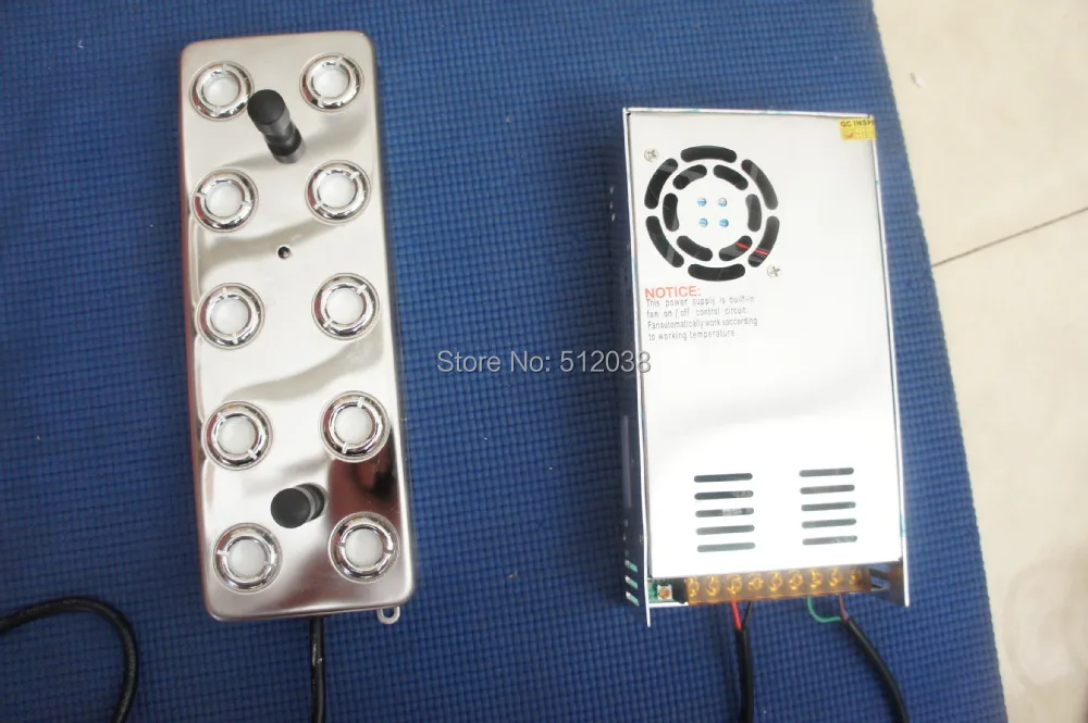 

New UMM-10 10 head Ultrasonic mist maker fogger humidifier greenhouse Aeromist Hydroponics +transformer 110V/220V