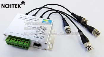 

NCHTEK 4CH HD CVI/TVI/AHD Passive Video Balun BNC Male RJ45 UTP For CCTV System/Free Shipping/2PCS