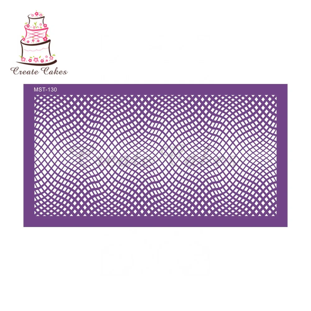 

New Lace Design Cake Stencil Irregul Mesh Stencils For Wedding Cake Border Stencils Fondant Mould Cake Decorating Tool Cake Mold