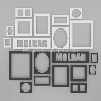 

Custom Made Photo Mats Paper Passe-Partouts Rectangle Oval Multi-Openings Customized Mounting Matboard For Picture Frame Decor