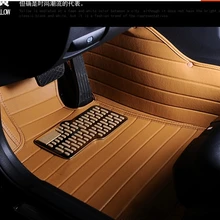 Водонепроницаемые коврики для исследователей hyundai Pajero Cruze Swift Kia Peugeot Citroen специальные полностью окруженные XPE кожаные автомобильные коврики