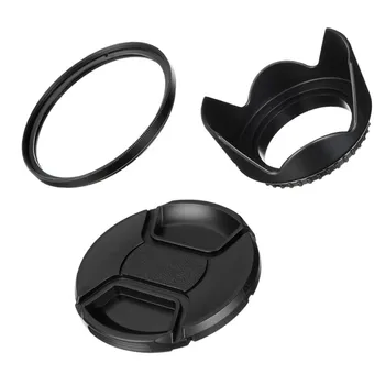

58mm UV Filter +Lens Cap +Lens Hood For Sony for Pen For Nikon for Canon EOS 400D 550D 500D 600D 1100D 70-300mm