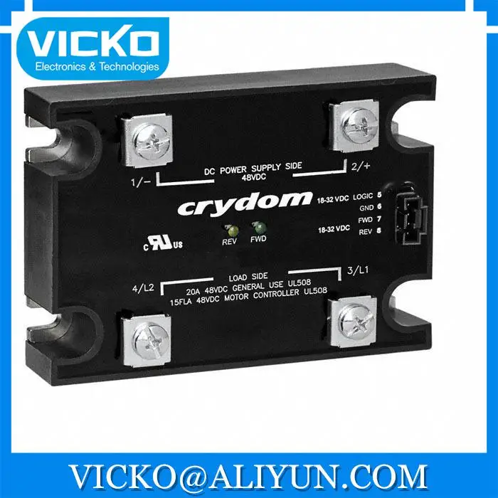 

[VK] DP4RSA60E60B8 RELAY SSR CONTACT 48VDC 60A 32V Relays
