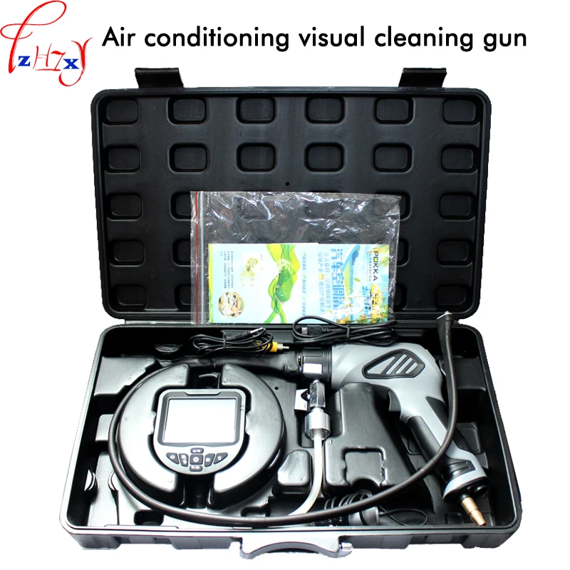 

1pc Visual clean spray gun for automobile air conditioning cleaning can store video cleaning tool car air conditioning clean gun