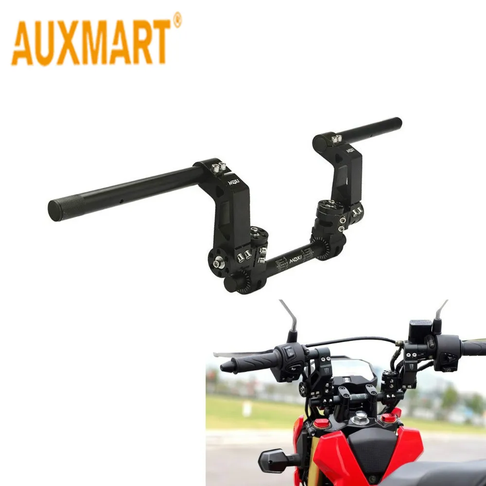 

Auxmart Black 22mm Motorcycle Handlebar Adjustable Steering Handlebars Kit Universal For Yamaha Scooter 125cc Dirt Bike Racing