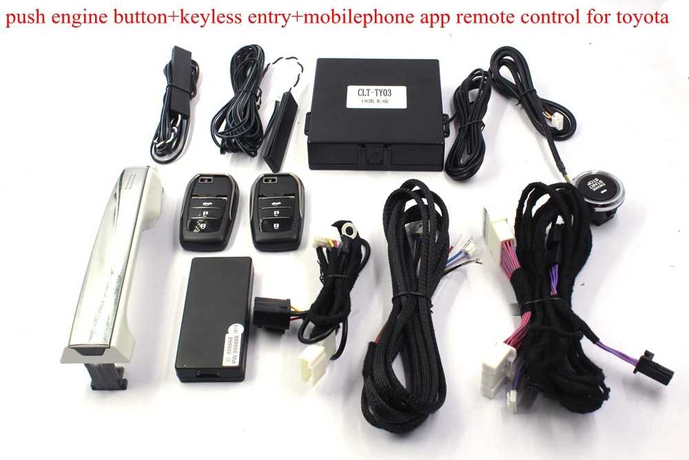 Car Alarm GSM Remote Start Phone App Access With Remote