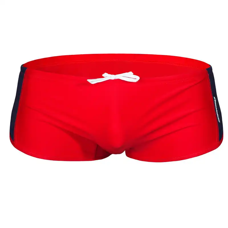 Men Swimsuit Red Blue Black Swimwear Man Drawstring Elastic Waistband Beachwear Swim Trunks Quick Dry Breathable Swim Briefs Xl Men S Briefs Aliexpress