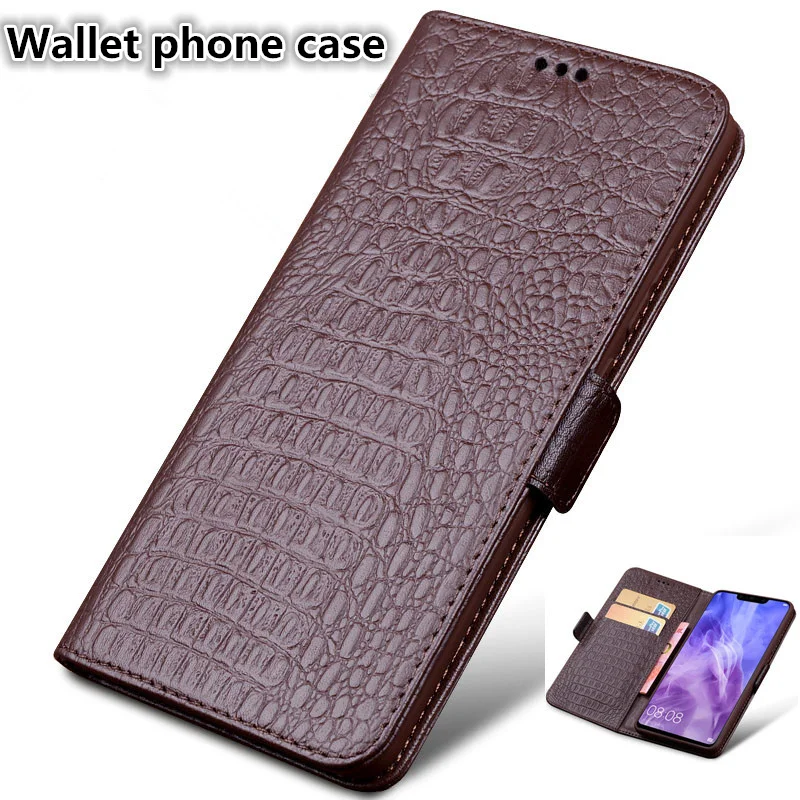 

TZ16 Genuine leather wallet case with card slots for Xiaomi Redmi 7 phone case for Xiaomi Redmi 7(6.26') wallet phone bag