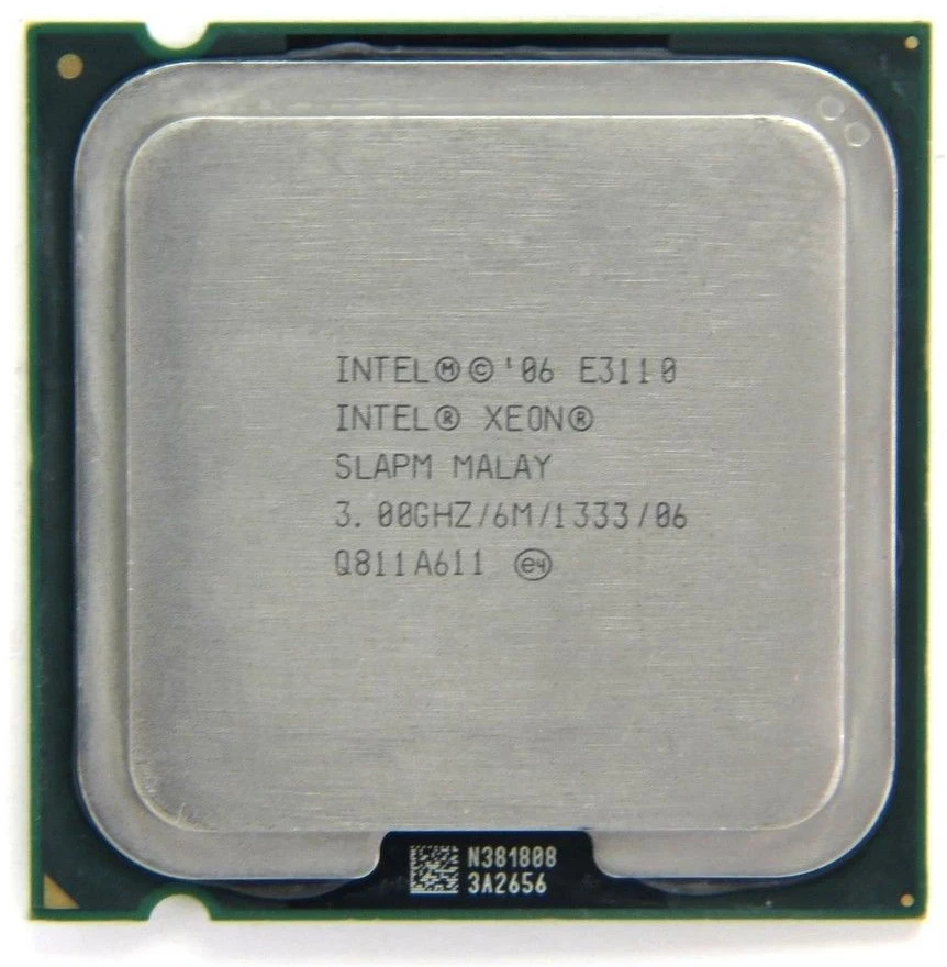 Оригинальный процессор Intel Xeon E3110 ЦП 3 00 ГГц 6 м 1333 МГц LGA775 отправка в течение 1 дня