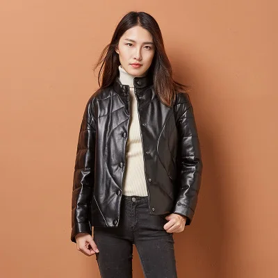 

2018 New Fashion Genuine Sheep Leather Jacket H32