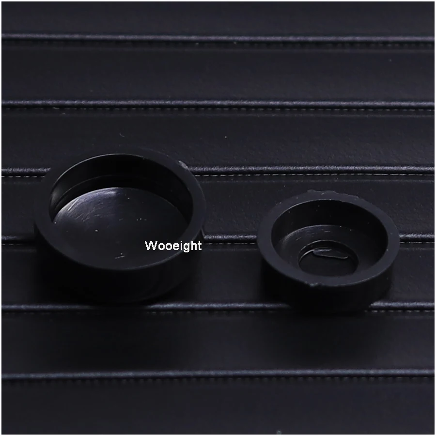 Wooeight 4Pcs Silver Screw Nut Cap Bolt Cover Set For Car Truck Motorcycle Security License Plate Frame Mounting Screw Bolt (2)