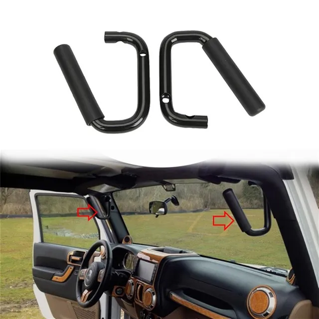 Wrangler TJ Front Seat Grab Handles Grab Bars 2 & 4 Door Front Grab